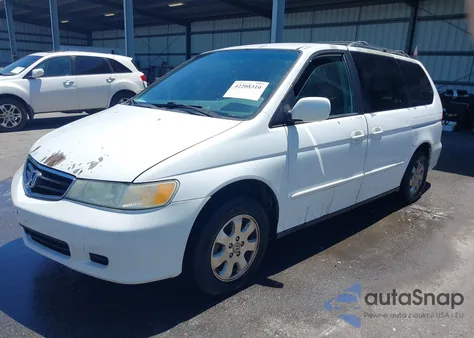 2004 Honda Odyssey Ex из США, поврежденный, VIN 5FNRL18634B060309